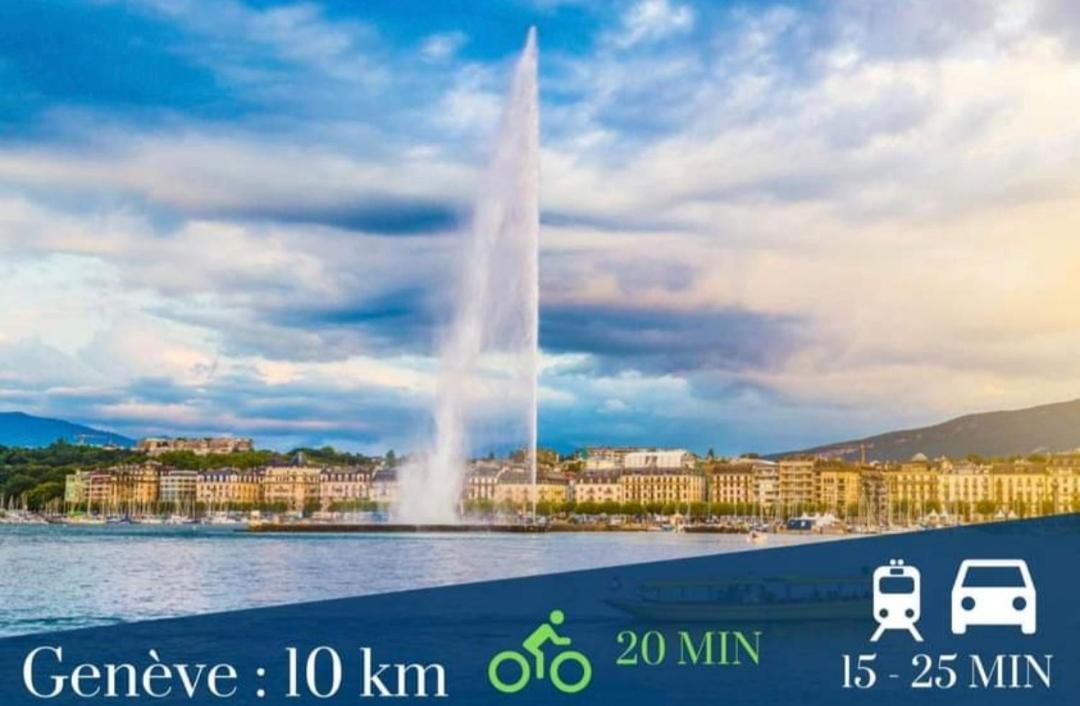 Apart 5 Personnes, 1Min Gare D'Annemasse, Geneve 5Km 외부 사진
